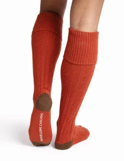 Penelope Chilvers Cashmere Cable Boot Socks