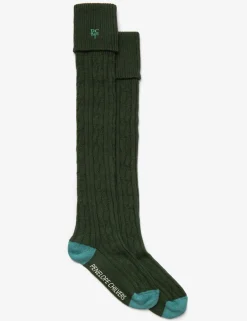 Penelope Chilvers Cashmere Cable Boot Socks