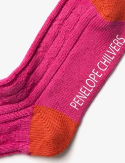 Penelope Chilvers Cashmere Cable Boot Socks