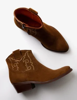 BOY Penelope Chilvers Cassidy Suede Embroidered Boot