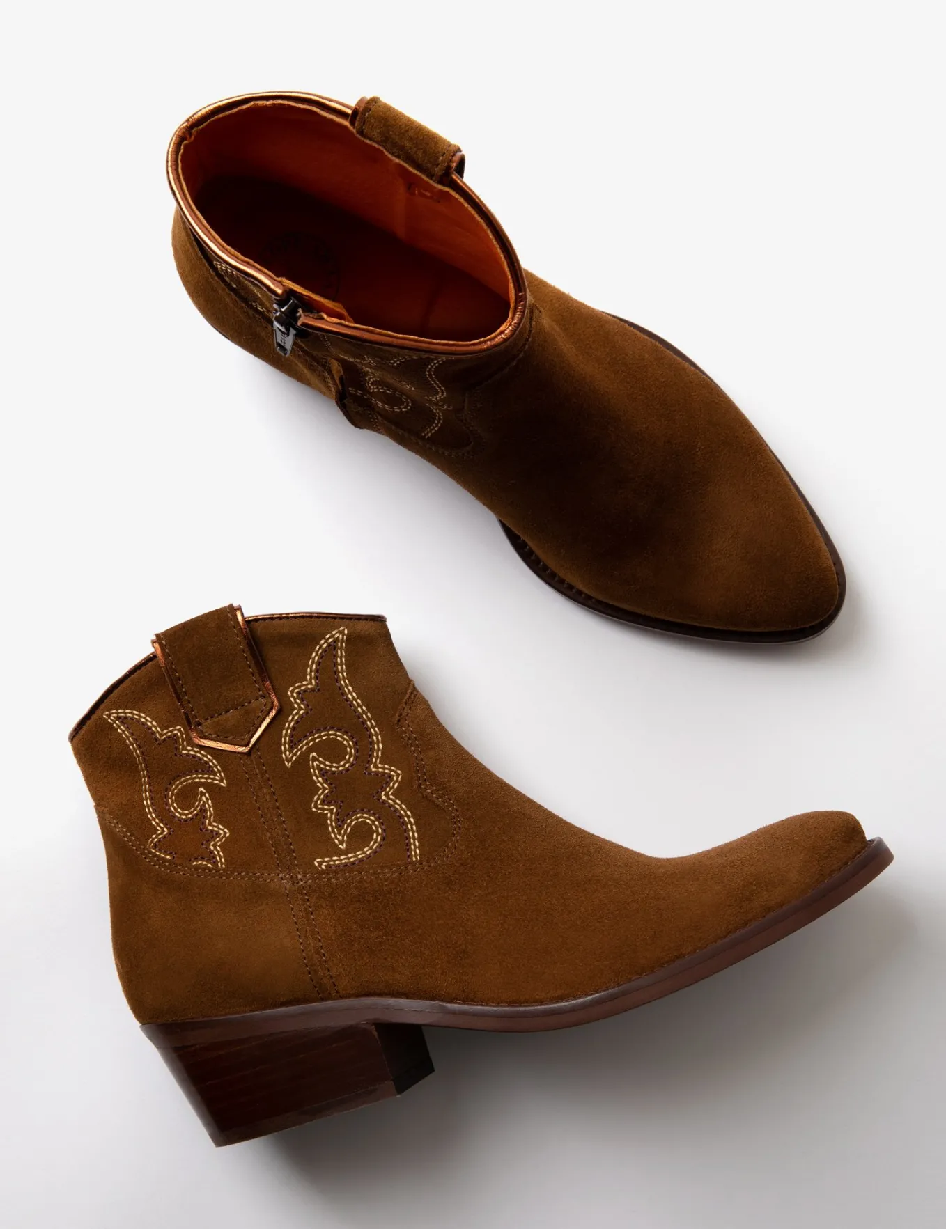 BOY Penelope Chilvers Cassidy Suede Embroidered Boot