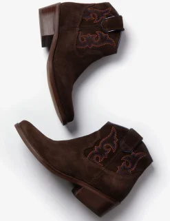 BOY Penelope Chilvers Cassidy Suede Embroidered Boot