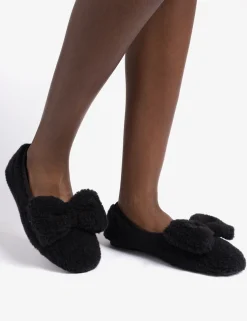 Penelope Chilvers Celeste Shearling Bow Slipper