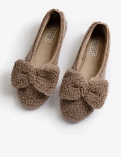 Penelope Chilvers Celeste Shearling Bow Slipper