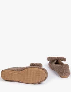 Penelope Chilvers Celeste Shearling Bow Slipper