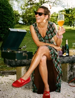 Penelope Chilvers Chico Velvet Espadrille