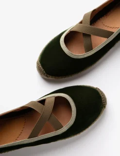 Penelope Chilvers Chico Velvet Espadrille