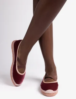 Penelope Chilvers Chico Velvet Espadrille