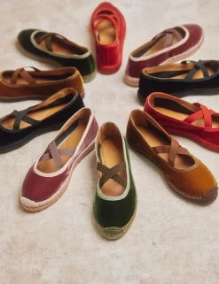 Penelope Chilvers Chico Velvet Espadrille