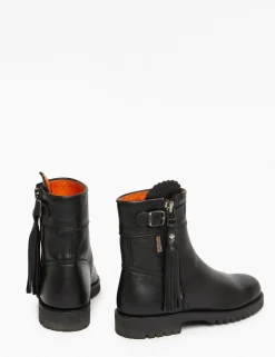 Penelope Chilvers Cropped Leather Tassel Boot