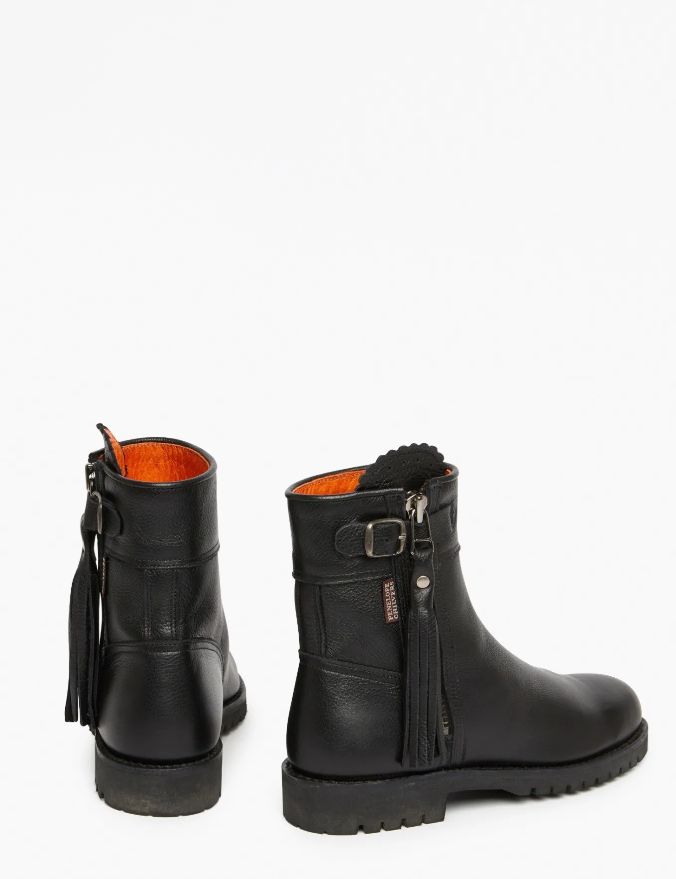Penelope Chilvers Cropped Leather Tassel Boot