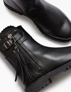 Penelope Chilvers Cropped Leather Tassel Boot