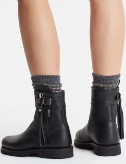 Penelope Chilvers Cropped Leather Tassel Boot