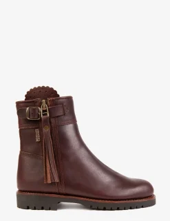 Penelope Chilvers Cropped Wool-Lined Tassel Boot