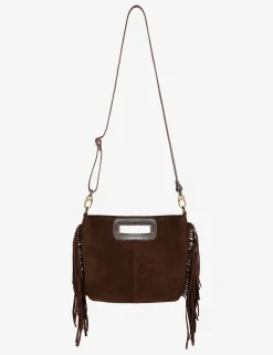 Penelope Chilvers Fringe Handy Suede Bag