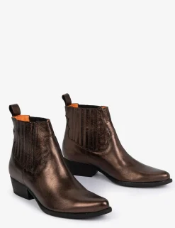 Penelope Chilvers Frontier Metallic Leather Boot