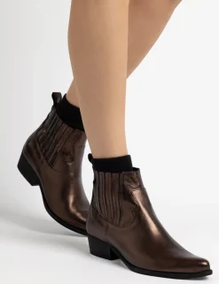Penelope Chilvers Frontier Metallic Leather Boot