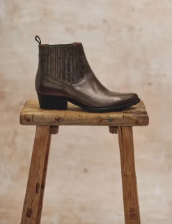 Penelope Chilvers Frontier Metallic Leather Boot
