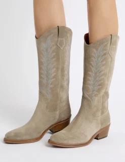 BOY Penelope Chilvers Goldie Embroidered Cowboy Boot