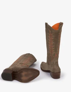 BOY Penelope Chilvers Goldie Embroidered Cowboy Boot