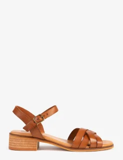 Penelope Chilvers Heeled Shepherdess Leather Sandal