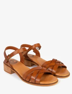 Penelope Chilvers Heeled Shepherdess Leather Sandal
