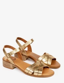 Penelope Chilvers Heeled Shepherdess Leather Sandal