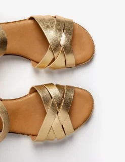 Penelope Chilvers Heeled Shepherdess Leather Sandal