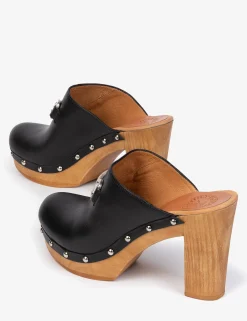 Penelope Chilvers High Horsebit Leather Clog