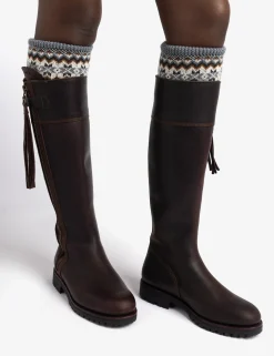 Penelope Chilvers Highland Fairisle Boot Sock
