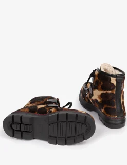 Penelope Chilvers Incredible Tortoiseshell Shearling-Lined Boot