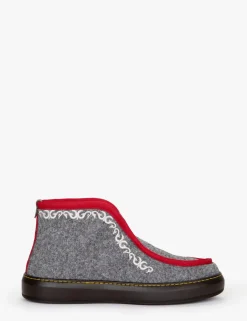 Penelope Chilvers Inuit Embroidered Felt Wool-Lined Slipper