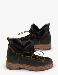 Penelope Chilvers Lomond Suede Shearling-Lined Boot