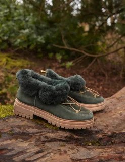 Penelope Chilvers Lomond Suede Shearling-Lined Boot