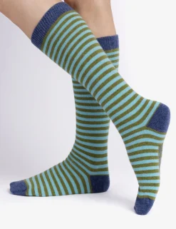 Penelope Chilvers Long Lambswool Candy Stripe Sock