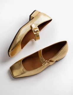 Penelope Chilvers Low Mary Jane Leather Shoe