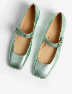 Penelope Chilvers Low Mary Jane Leather Shoe