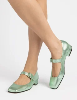 Penelope Chilvers Low Mary Jane Leather Shoe