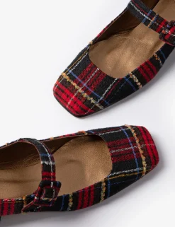 Penelope Chilvers Low Mary Jane Tartan Shoe