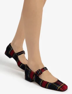 Penelope Chilvers Low Mary Jane Tartan Shoe