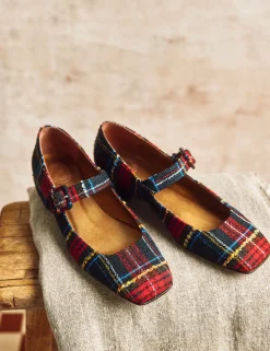 Penelope Chilvers Low Mary Jane Tartan Shoe