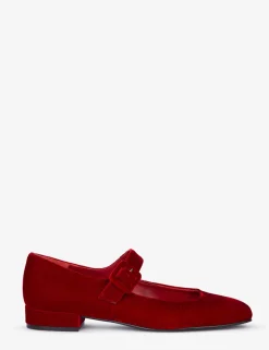 Penelope Chilvers Low Mary Jane Velvet Shoe