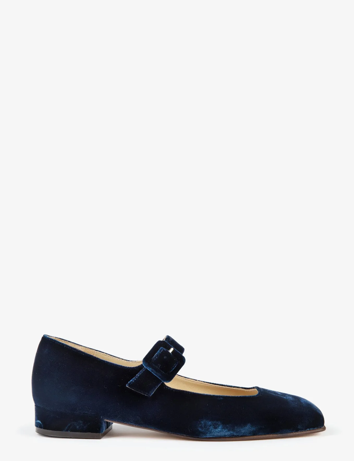Penelope Chilvers Low Mary Jane Velvet Shoe