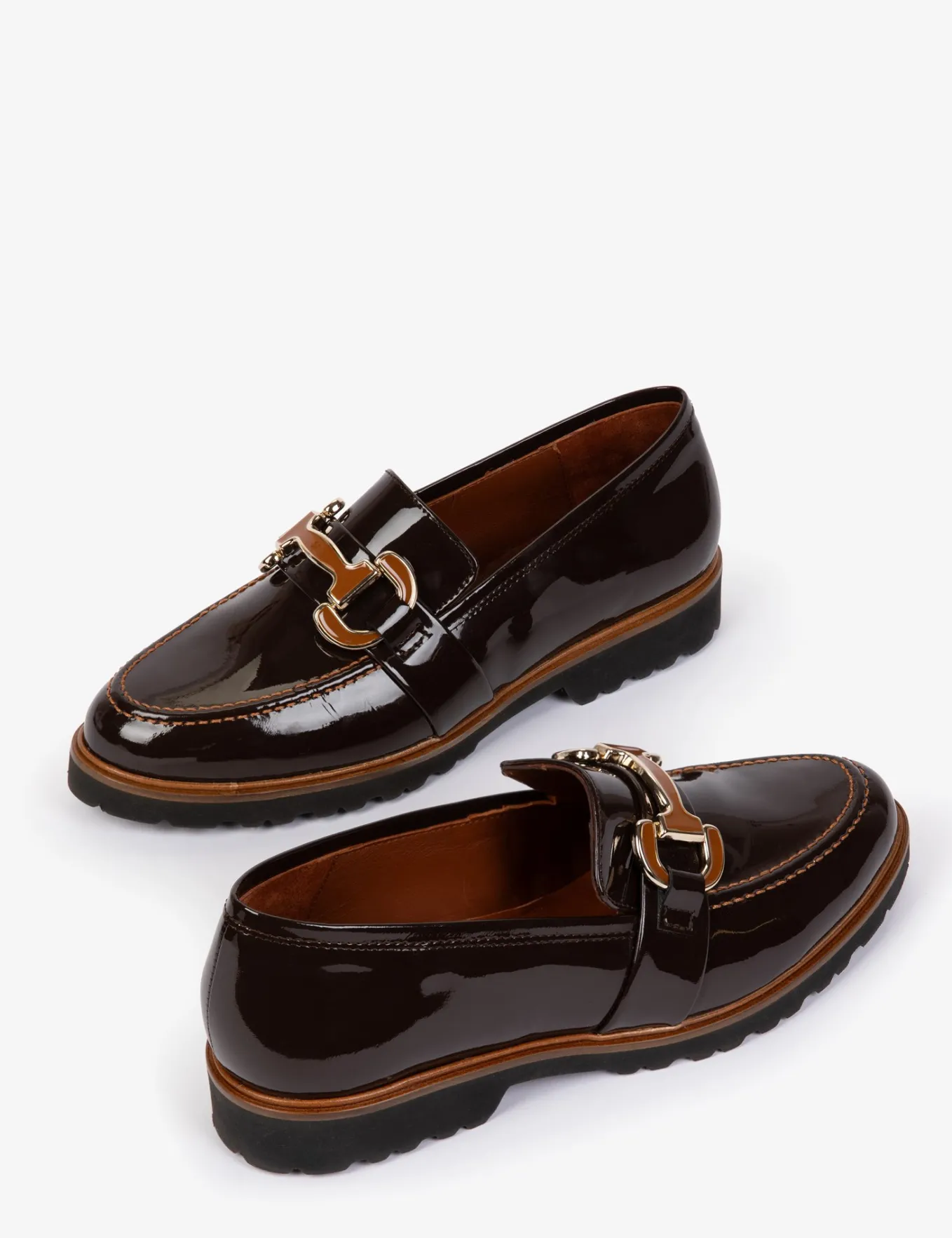Penelope Chilvers Low Monti Patent Loafer