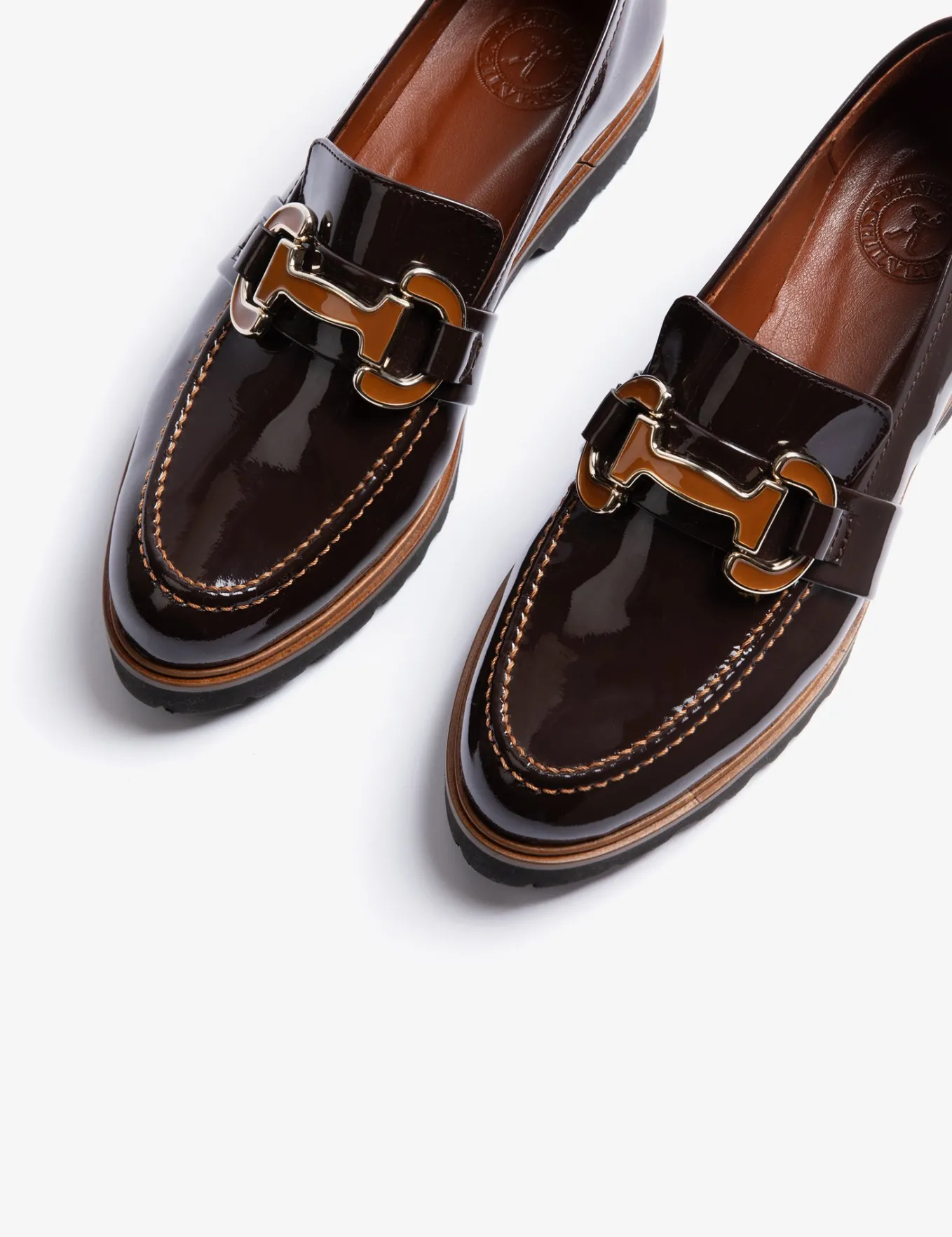 Penelope Chilvers Low Monti Patent Loafer
