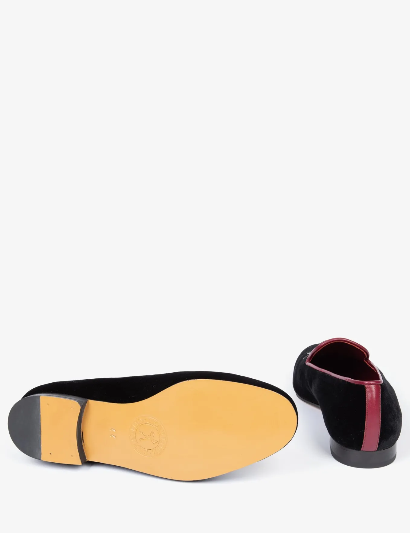 Penelope Chilvers Mens Dandy Velvet Acorn Slipper