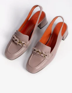 Penelope Chilvers Mid Lorenzo Slingback Leather Loafer