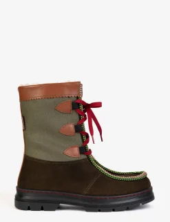 Penelope Chilvers Midcalf Intrepid Suede Shearling-Lined Boot