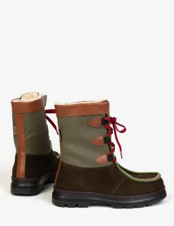Penelope Chilvers Midcalf Intrepid Suede Shearling-Lined Boot