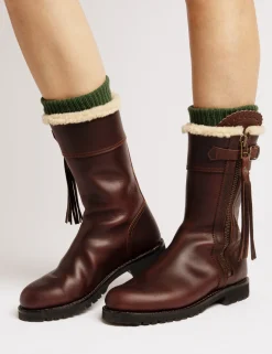 Penelope Chilvers Midcalf Lined Tassel Boot
